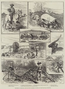 Croquis au Bechuana Land et au pays des Matebele, à la frontière du Transvaal
